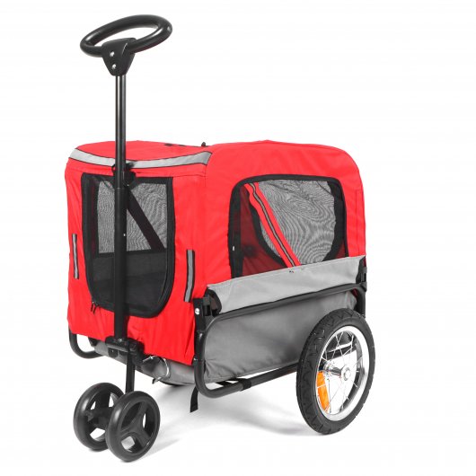 Outdoor Foldable Utility Bike Trailer Cart PT2913 with Wheels