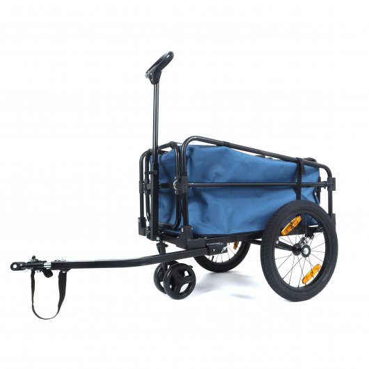 Four Wheels Garden Cart Bike Trailer For Groceries PT9801
