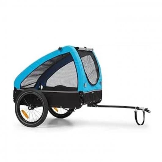 City Bicycle Trailer for Dogs with Reflectors & Lead