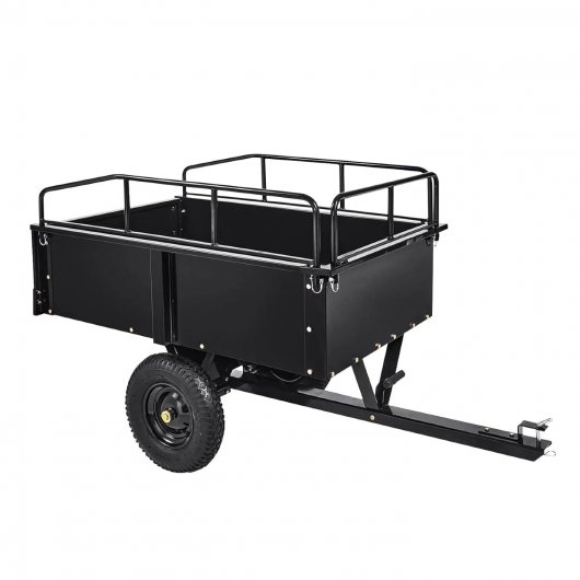 Heavy Duty Steel Yard Cart with 900-Pound Capacity