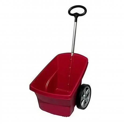 Plastic Garden Trolley Wheelbarrow 2 Wheels for Leaves Waste