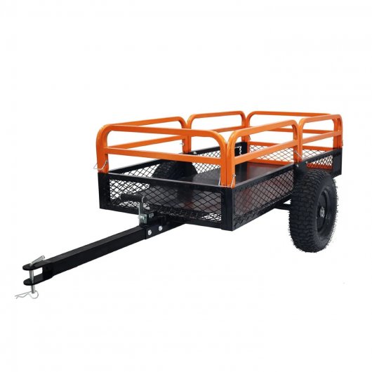 ATV Yard Garden Trailer Steel Dump Cart with Tow Behind Carts 
