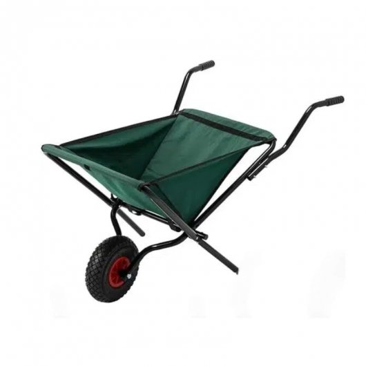 Foldable Hand-Push Unicycle with 132 lbs Weight Capacity 