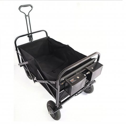 Metal Electric Collapsible Garden Wagon Cart