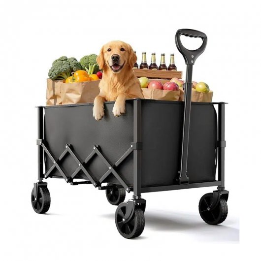 Collapsible Wagon Cart Portable Utility Cart for Shopping