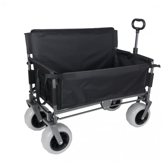 Capacity Folding Wagon FW7912 With Beach Tires for Camping & Beach