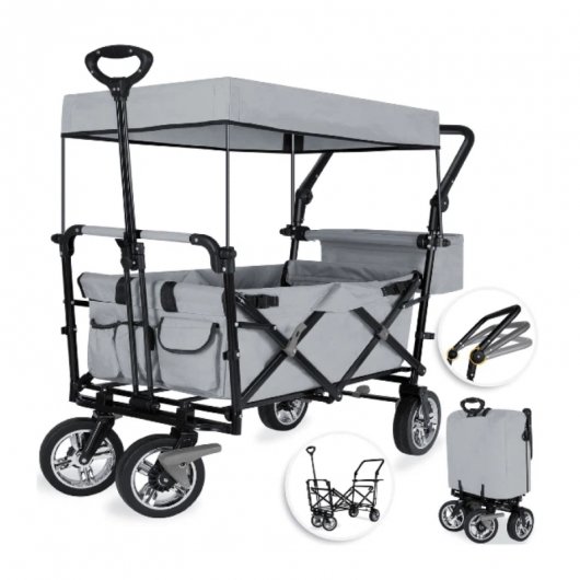 3-in-1 foldable wagon for kids with outdoor design FW5016