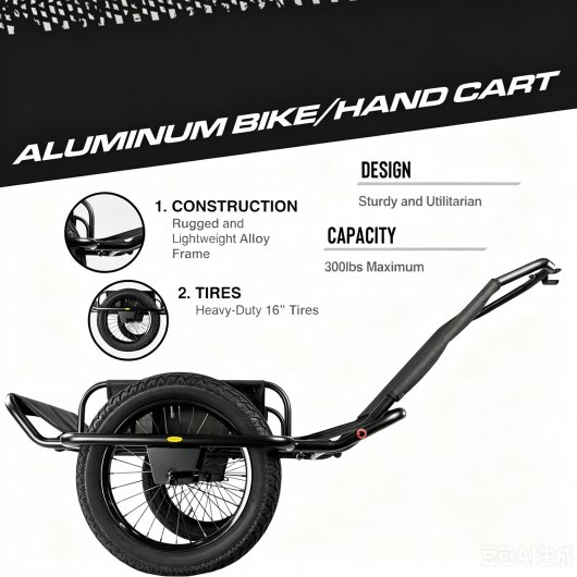Heavy Duty Foldable Metal Bike Cargo Trailer CT1030