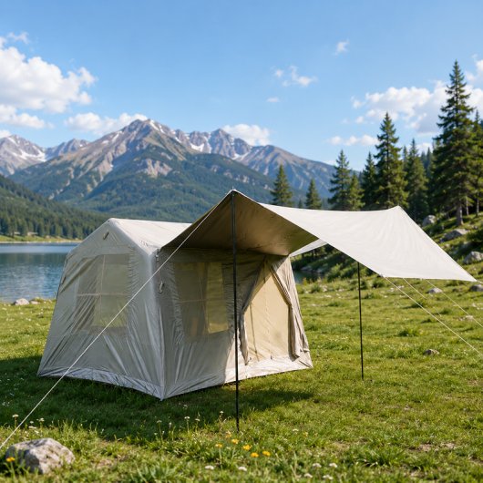 Double Main Doors Two Small Skylights Camping 7.5㎡ Tent