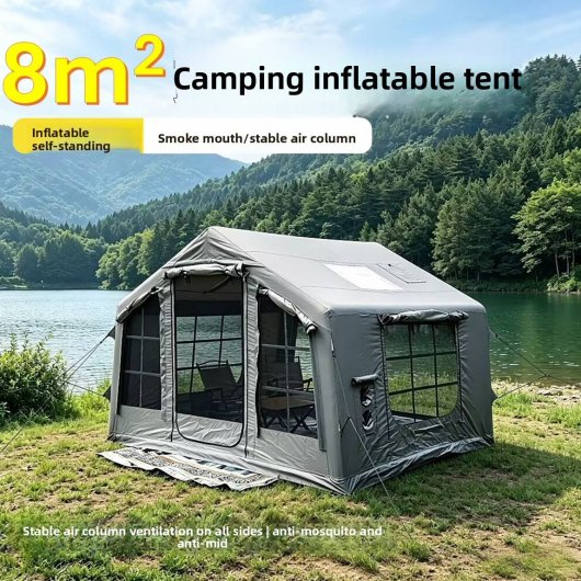 8.0㎡ Skylights A Chimney Opening Four Season Wind Sun Resistan Tent