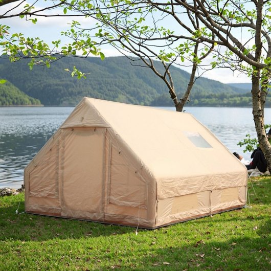 12 ㎡ Inflatable Camping Tent With Skylight And Chimney