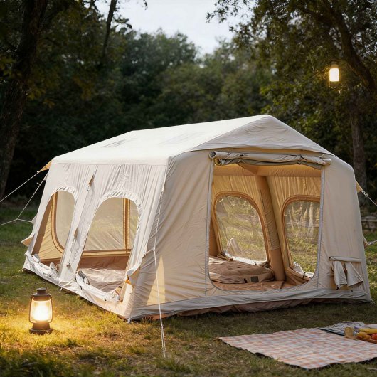 13.68 ㎡ AB-Style Dual-Doors & Dual Small Skylights Tent