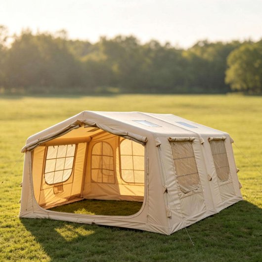 17.28 Square Meters AB-Style Doors And Three Small Skylights Tent