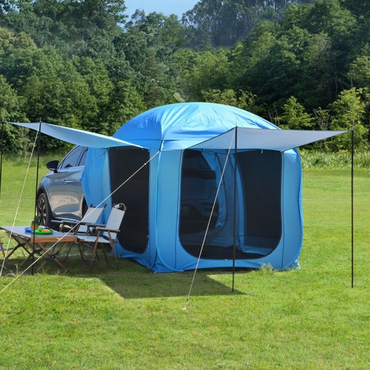 Two-Person Tent with A Partition and Canopy TT9904