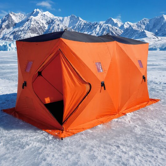 Thickened Warm Quick-pitch Tent for Autumn and Winter