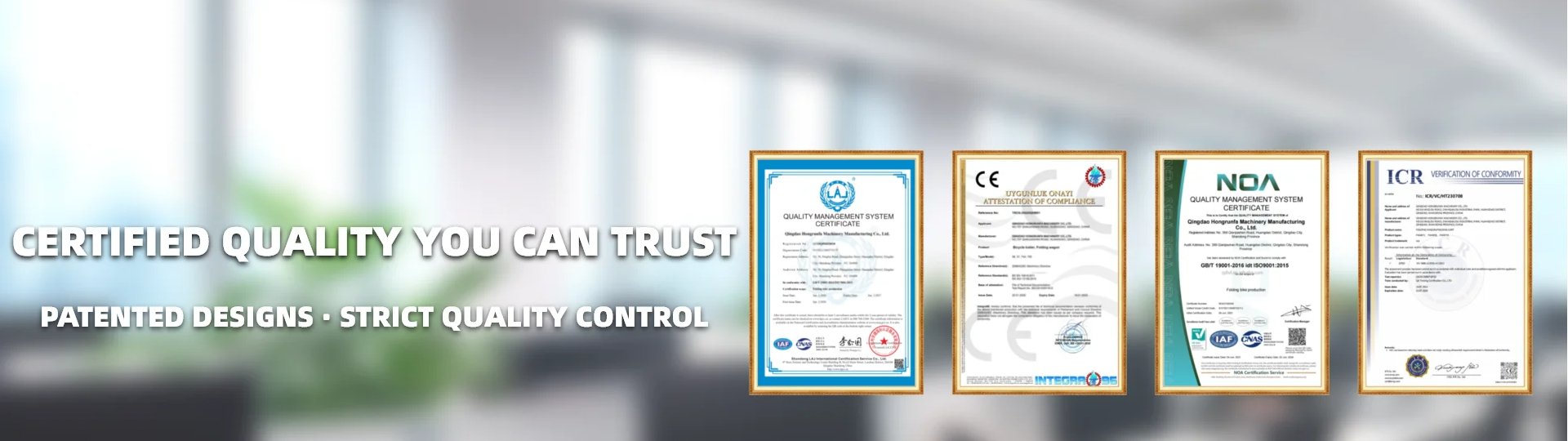 HRF ceritifications