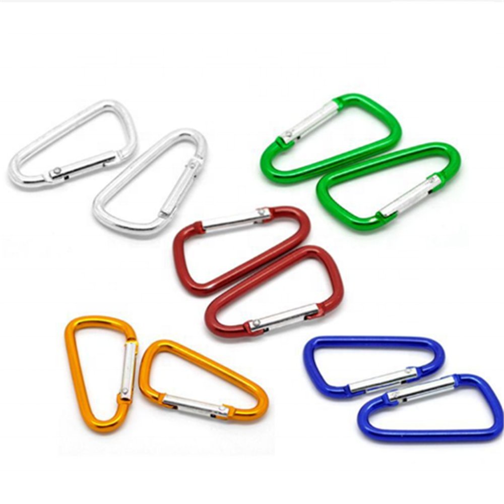 Aluminum snap hook, flat D-type