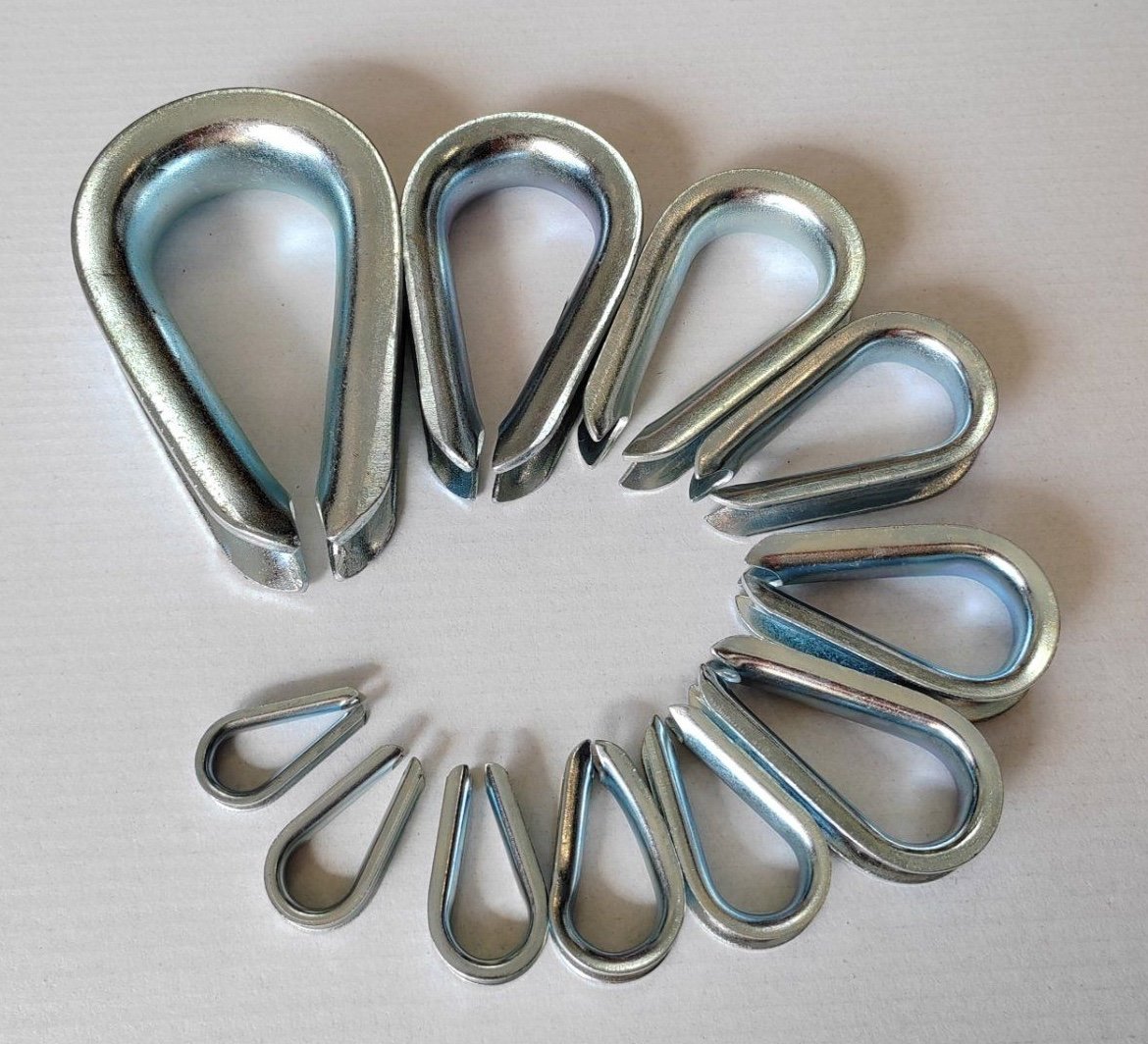 DIN6899A-Galvanized-Thimble-for-Wire-Rope