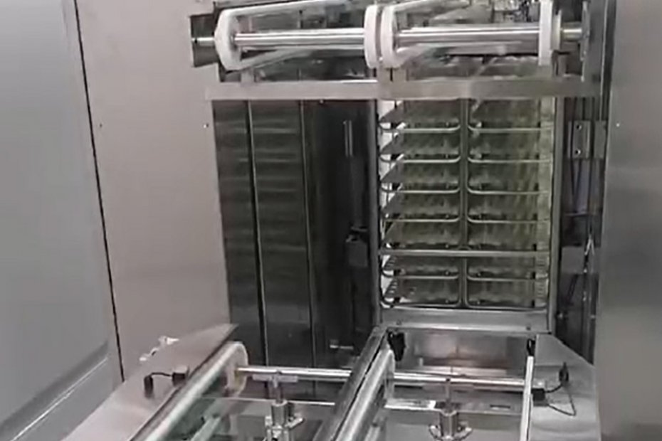 Automatic unloading machine