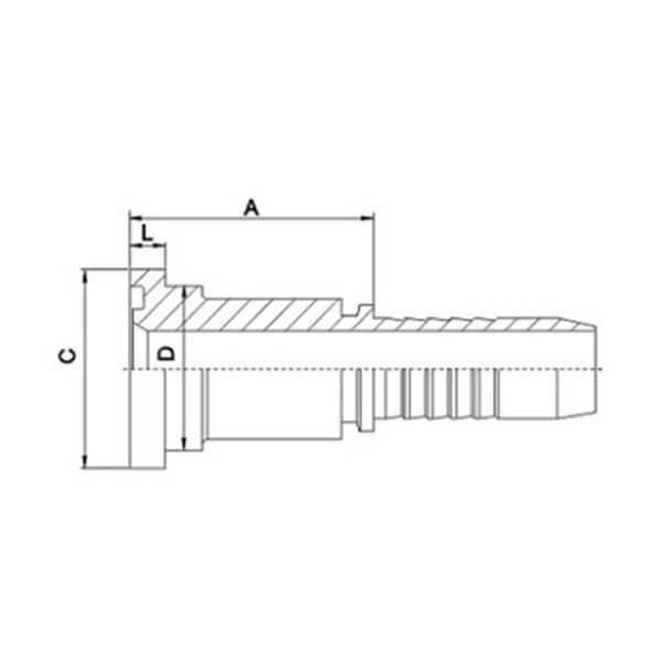 SAE Female 3000PSI ISO 12151-3--- SAE J516