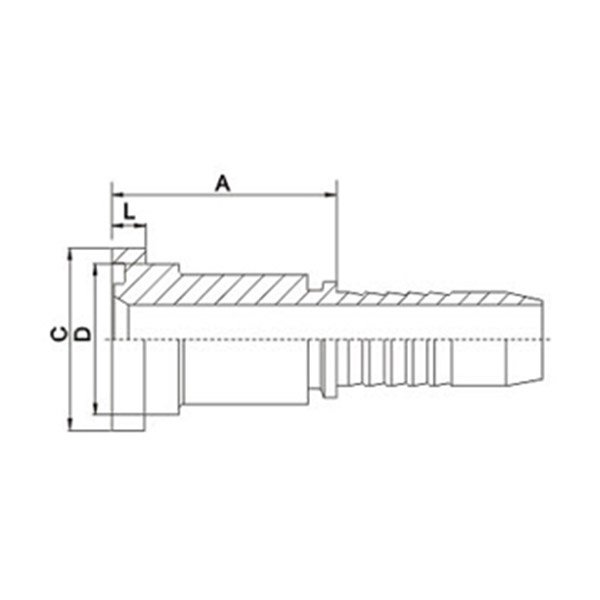 SAE Female 6000 PSI ISO 12151-3--- SAE J516