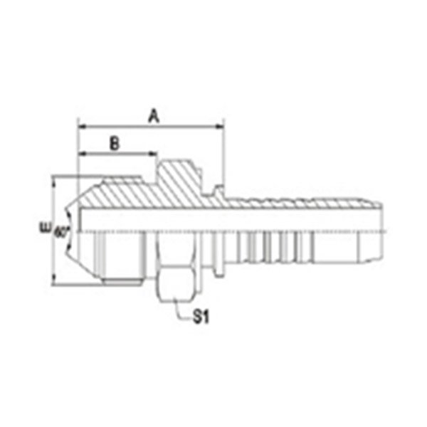 JIS Metric Male 60°Cone Seal