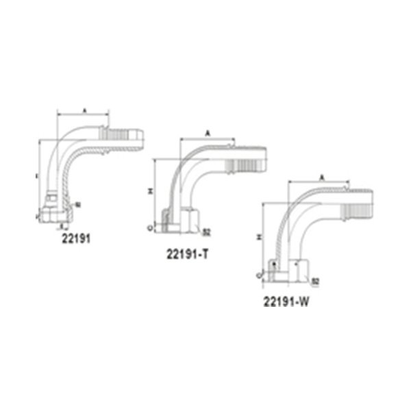 90° BSP Female Multiseal