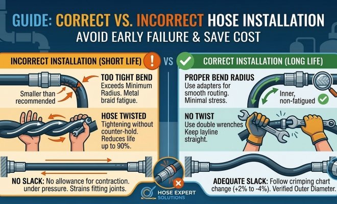 Common Hose Fitting Installation Mistakes: Why is Your Hose Life Shorter Than Others?