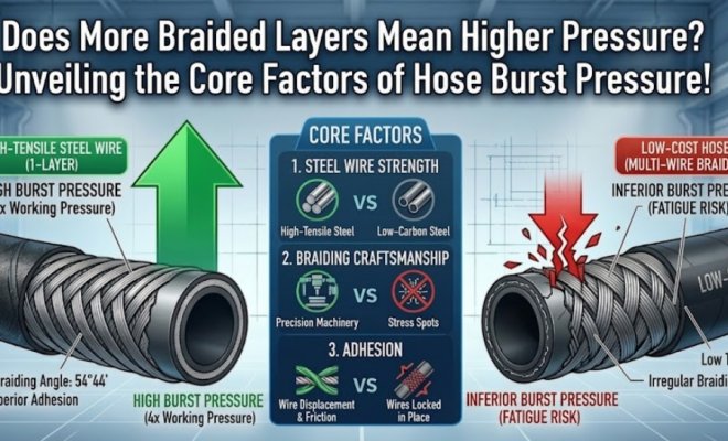 Does More Braided Layers Mean Higher Pressure? Unveiling the Core Factors of Hose Burst Pressure!