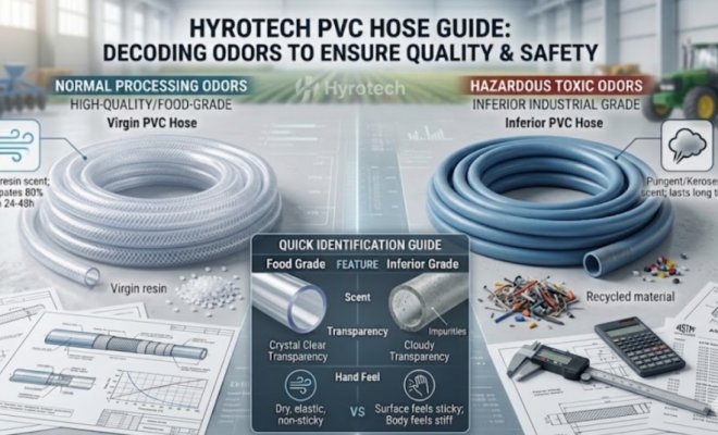 Why Do Some PVC Hoses Smell Strong? Identifying Toxic vs. Food-Grade Materials