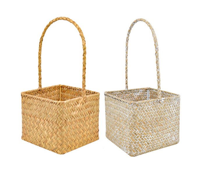 Square hand basket