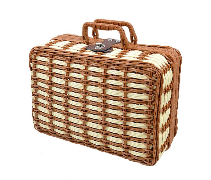 Imitation rattan storage box