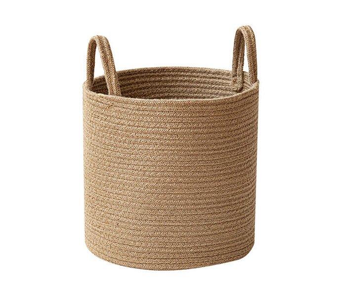 LW23HS054 Cotton cord laundry basket Household large size cotton thread storage basket debris basket