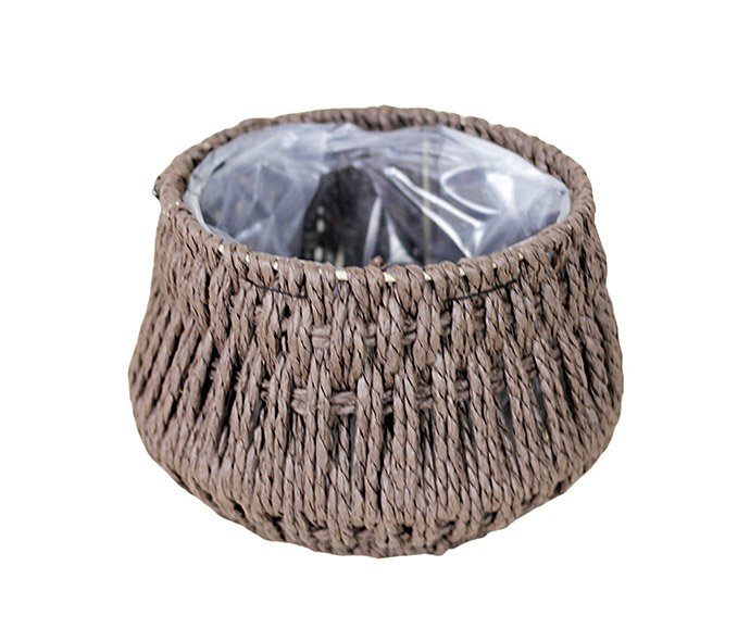 LW23HS065 Rope woven flower basket simulation flower bonsai