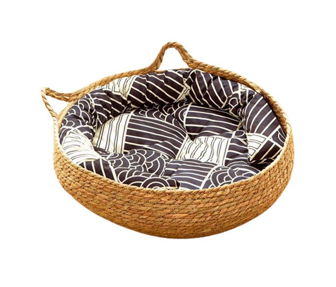 LW23HS048 Straw cat's nest four seasons general purpose grass cat bed cat scratching board dog nest