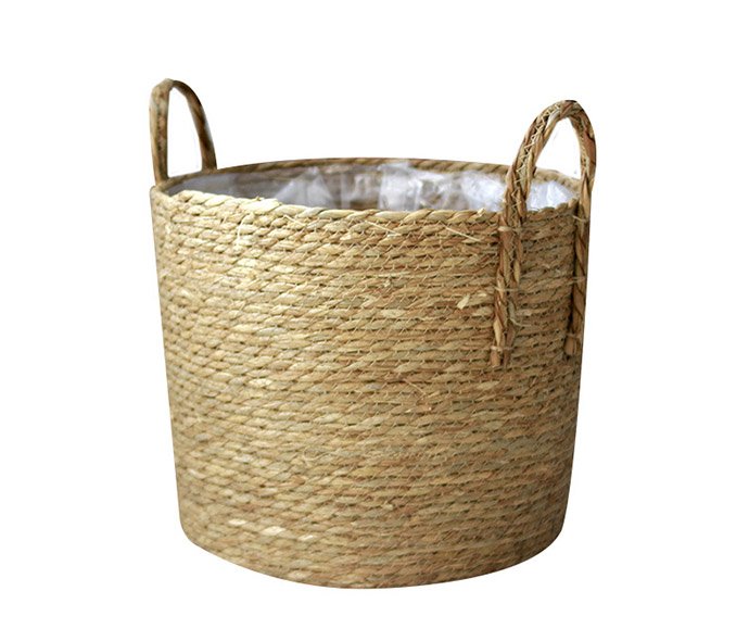 LW23HS063 Pushgrass woven storage basket Vegetable basket storage basket 