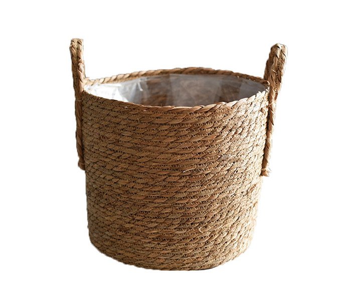 LW23HS044 Grass woven rattan woven flower pot