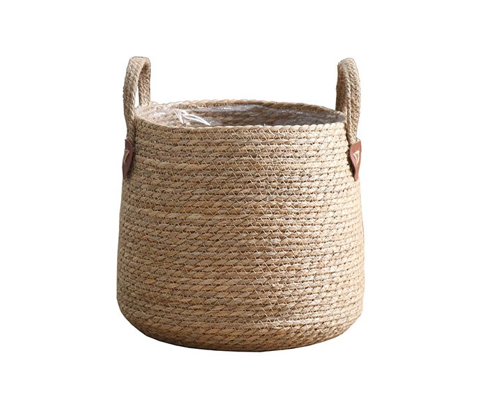 LW23HS047 Grass woven flower basket decoration living room modern simple rattan flower pot