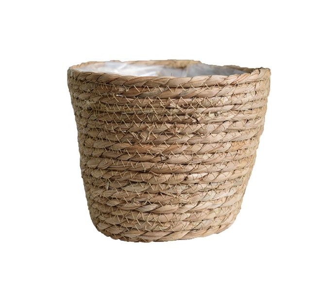 LW23HS046 Grass woven rattan woven flower pot