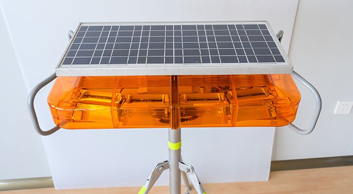 Solar LED Warning Light