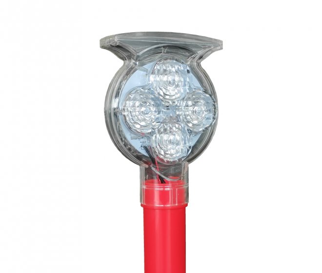 8 LED Solar Warning Light