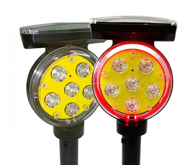 12 LED Solar Warning Light