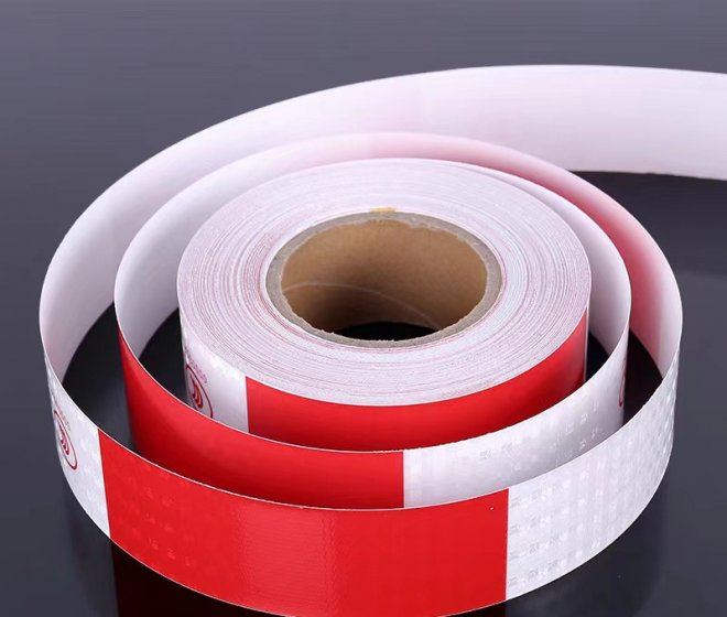 Reflective Trailer Tape Red White Safety Sign for Vehicles