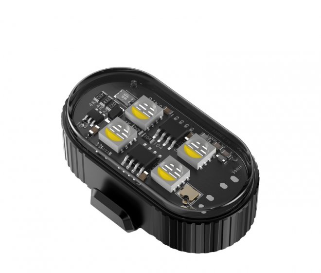 Vibration-Sensing LED Aircraft Strobe Light