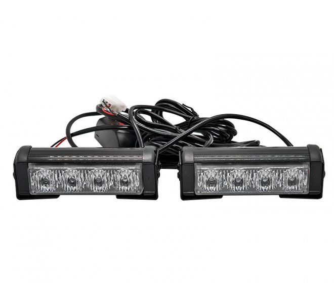 1-to-2 8-LED Strobe Warning Light Kit
