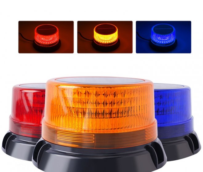 Solar Rechargeable School Bus Warning Light