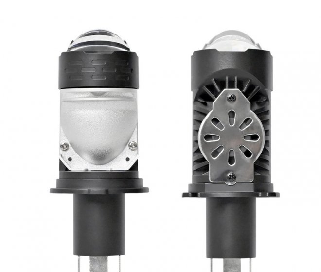H4 Dual Beam Projector LED Headlight Bulb