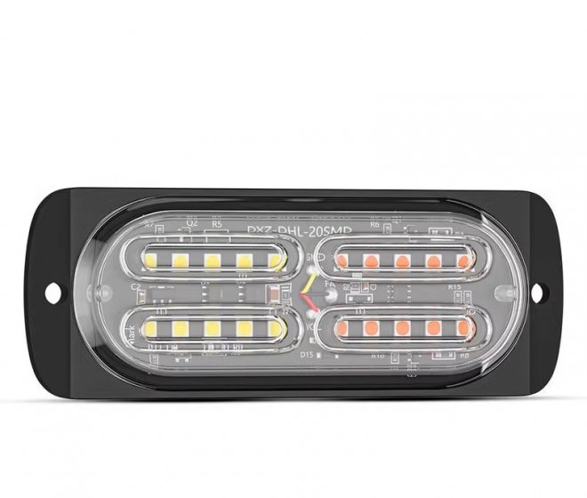 Multi-mode Strobe Side Warning Light 20-LED 