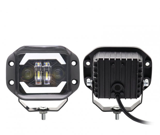 Flush Mount Bumper Spot Light for Off-road Modification