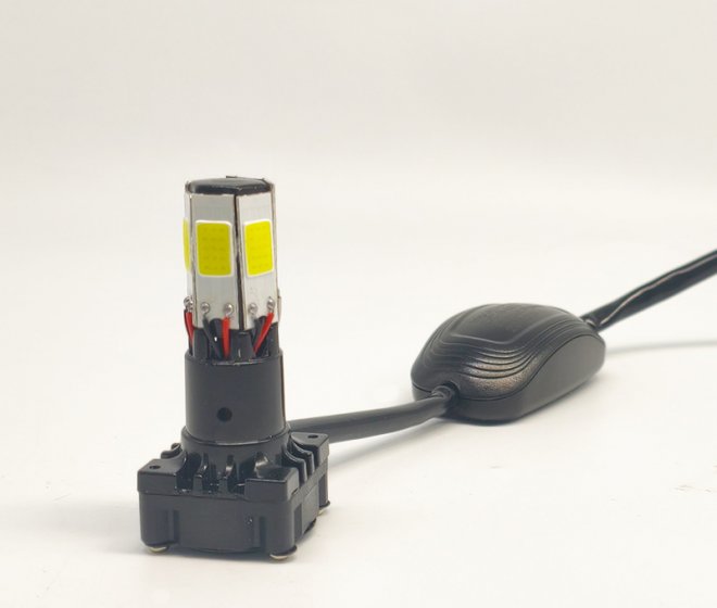 H4 Six-sided Motorcycle LED Spot Light with Driver